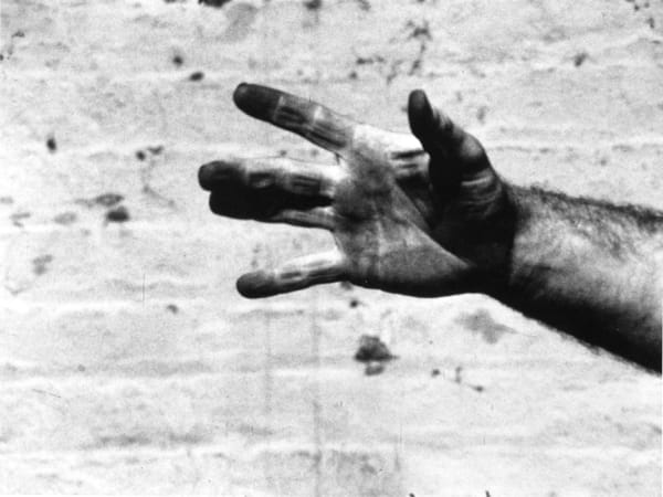 Richard Serra Still from Hand Catching Lead, 1968